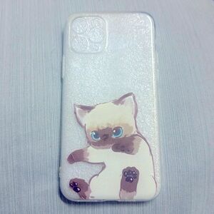 Clear Kitten Case for iPhone 11